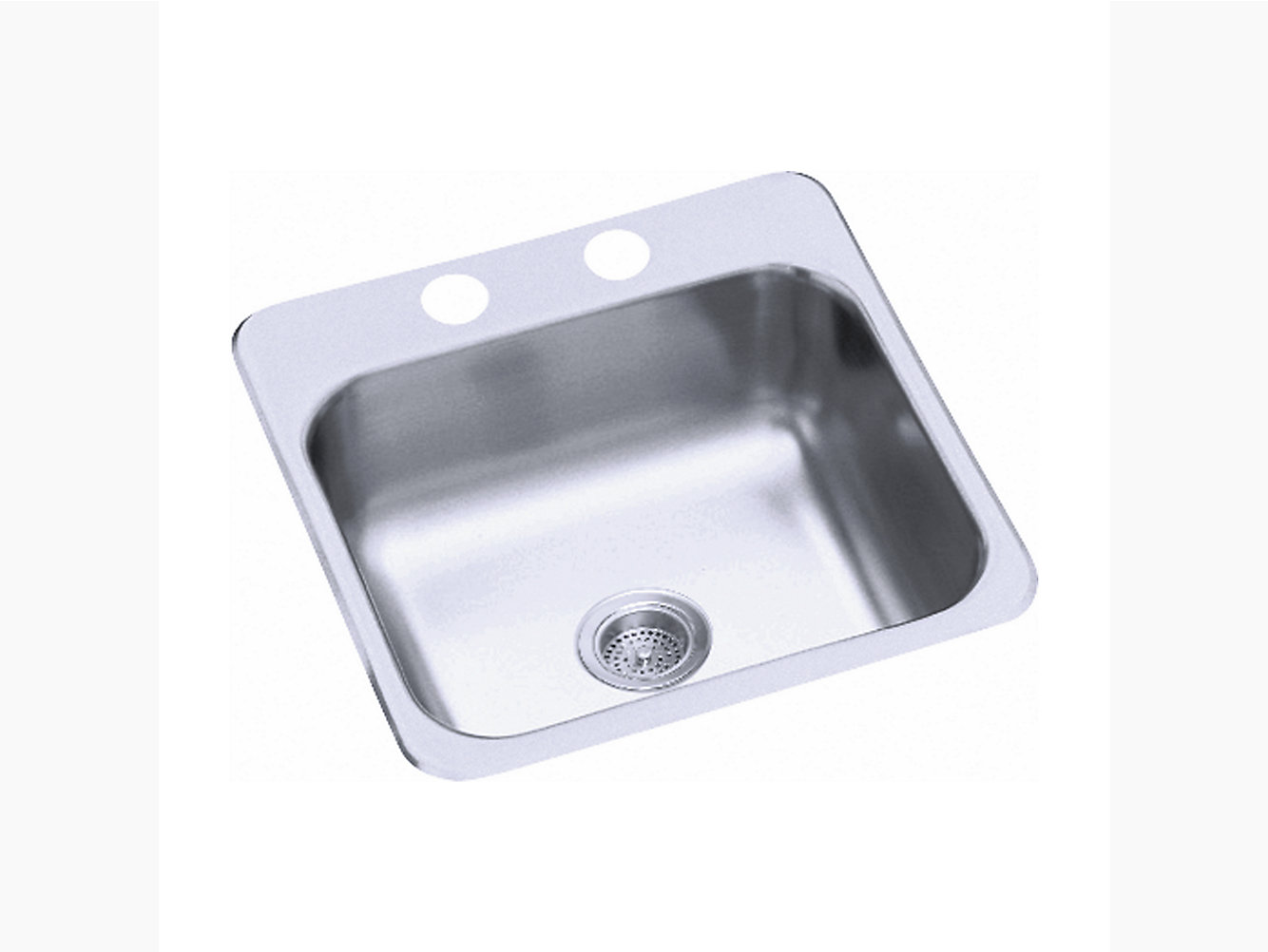 Top Mount Bar Kitchen Sink 15 X 15 X 5 1 2 B153 1 Sterling